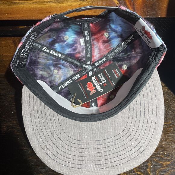 Rear Grassroots California Grateful Dead Jerry Garcia SnapBack Hat New With Tag - Picture 7 of 7